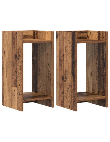 Supporto per piante 2 pcs Legno vecchio 30 x 30 x 60 cm