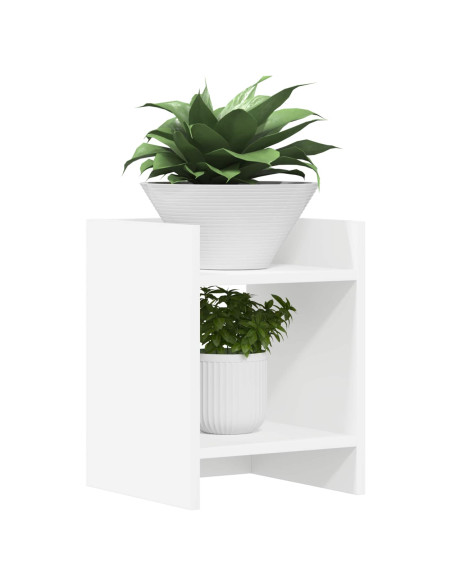 Supporto per piante Bianco 30 x 30 x 40 cm Legno ingegnerizzato
