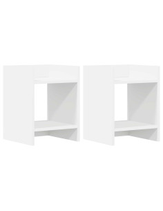 Supporto per piante 2 pcs Bianco 30 x 30 x 40 cm 2