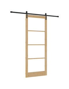 Porta scorrevole Altro ORKDAL Marrone 93 x 232 cm 2