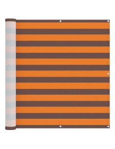 Schermo da balcone Arancione e Marrone 110 x 300 cm 2