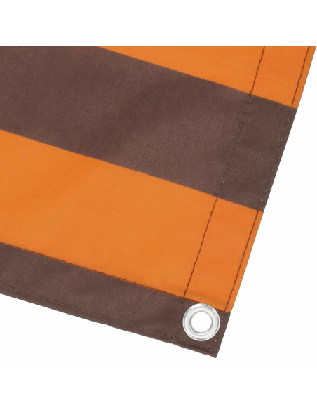 Schermo da balcone Arancione e Marrone 100 x 300 cm