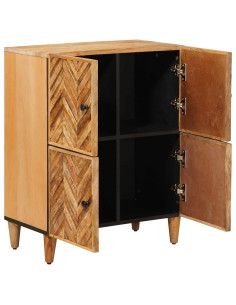 Armadi di Stoccaggio con porta Marrone 60 x 33,5 x 75 cm 2