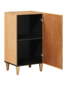 Armadi di Stoccaggio con porta Marrone 40 x 33,5 x 75 cm 2