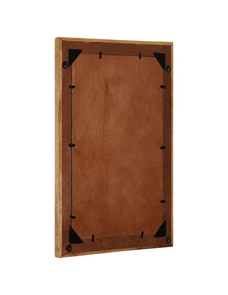 Specchio Montaggio a parete Marrone 70 x 50 x 3 cm Vetro