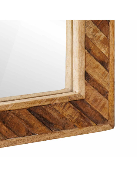 Specchio Montaggio a parete Marrone 70 x 50 x 3 cm Vetro