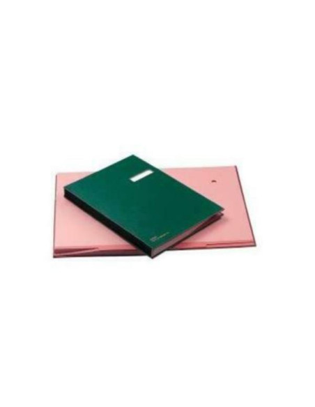LIBRO FIRMA 18 INTERCALARI MARRONE