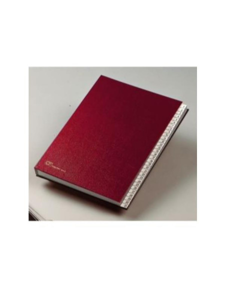 LIBRO FIRMA 18 INTERCALARI ROSSO