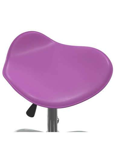 Sedia da Ufficio Viola in Similpelle