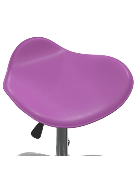 Sedia da Ufficio Viola in Similpelle