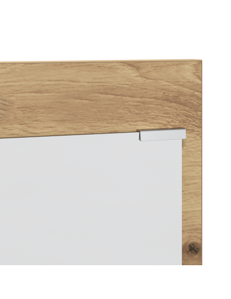 Appendiabiti a muro Rovere artigianale 70 x 10 x 90 cm