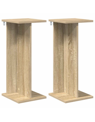 Supporto per piante 2 pcs Rovere Sonoma 25 x 25,5 x 60,5 cm