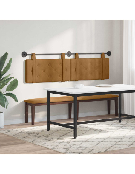 Testata appesa Marrone 170 x 55 x 5 cm Velluto