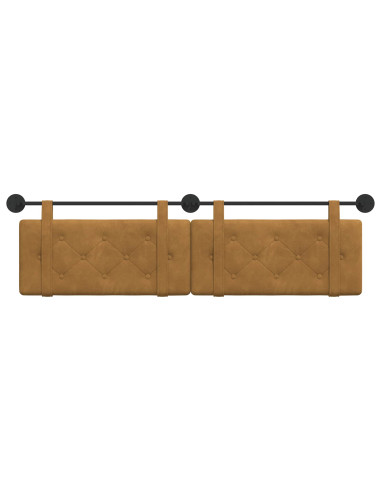 Testata appesa Marrone 170 x 55 x 5 cm Velluto