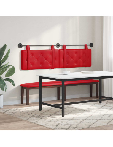 Testata appesa Rosso 170 x 55 x 5 cm Pelle Sintetica