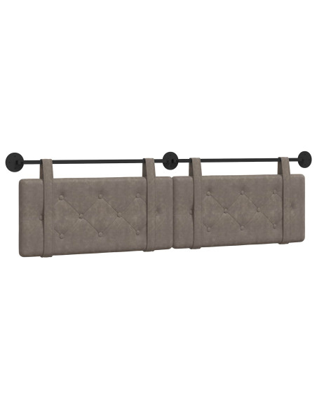 Testata appesa Grigio 170 x 55 x 5 cm PU Antico