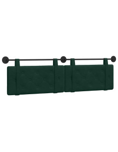 Testata appesa Verde Scuro 190 x 55 x 5 cm Velluto 2
