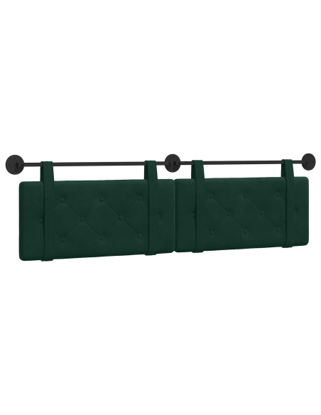 Testata appesa Verde Scuro 190 x 55 x 5 cm Velluto