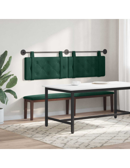 Testata appesa Verde Scuro 190 x 55 x 5 cm Velluto