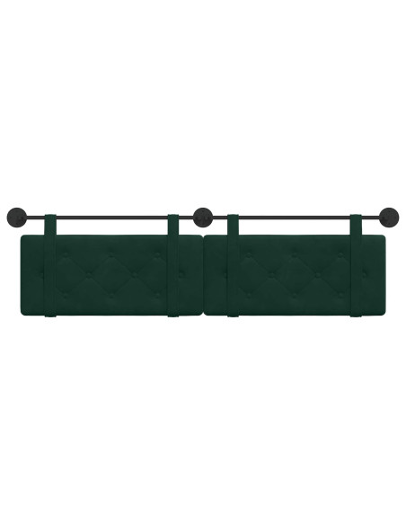 Testata appesa Verde Scuro 190 x 55 x 5 cm Velluto