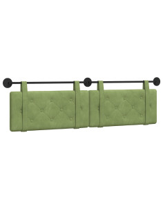 Testata appesa Verde chiaro 190 x 55 x 5 cm Velluto 2