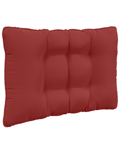 Cuscino per divano da esterno 3 pcs Rosso vino Poliestere