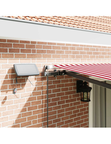 Tenda Retrattile Rosso e bianco 450 ×300 cm Tessuto