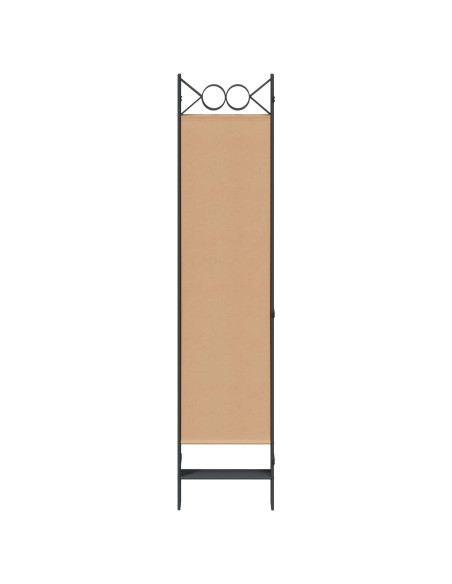 Divisore per Stanza a 6 Pannelli Beige 240 x 180 cm Tessuto