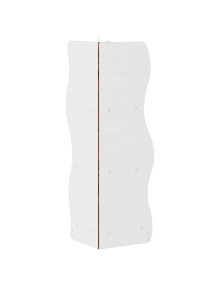Mensola angolare con lo scaffale Rovere Fumo 34 x 33 x 102 cm