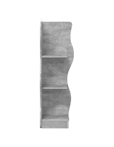 Mensola angolare Grigio Cemento 34 x 33 x 102 cm