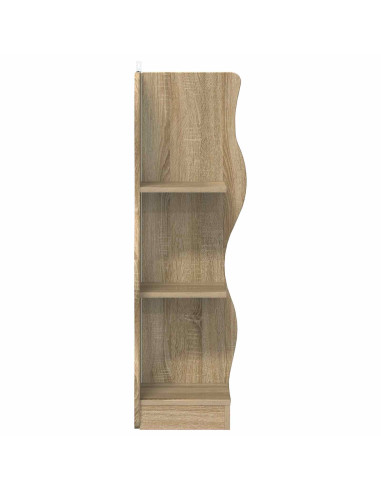 Mensola angolare con lo scaffale Rovere Sonoma 34 x 33 x 102 cm