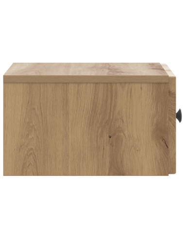Mobiletto da notte a muro Rovere Artigianale 33 x 34,5 x 20 cm