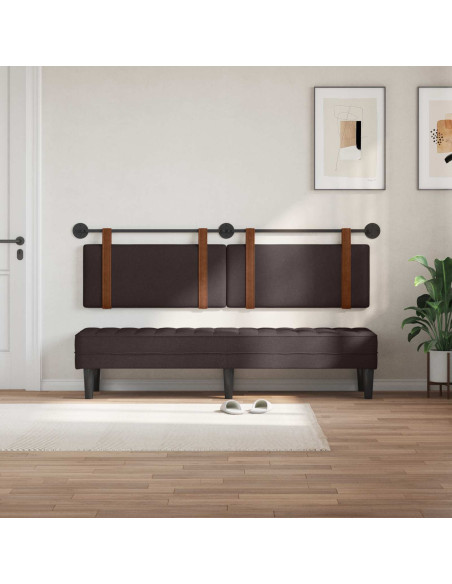 Testata appesa Marrone Scuro 170 x 55 x 5 cm PU Antico