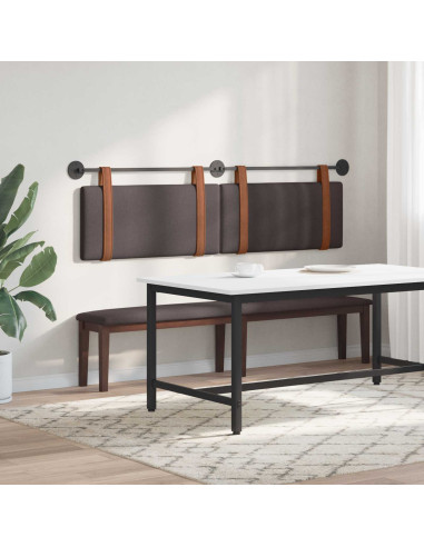 Testata appesa Marrone Scuro 170 x 55 x 5 cm PU Antico