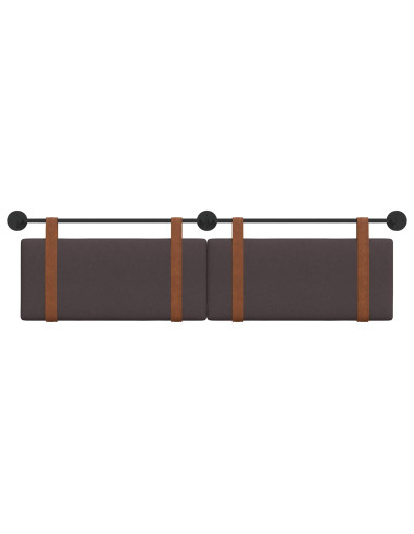 Testata appesa Marrone Scuro 170 x 55 x 5 cm PU Antico