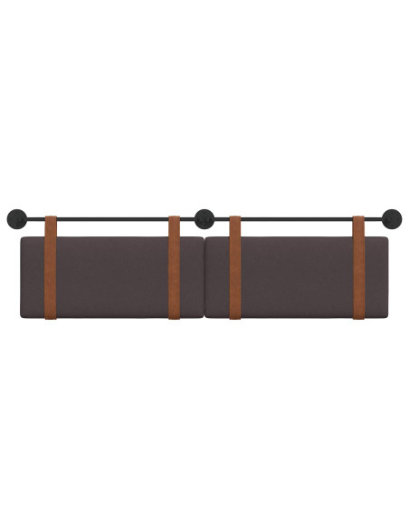 Testata appesa Marrone Scuro 170 x 55 x 5 cm PU Antico