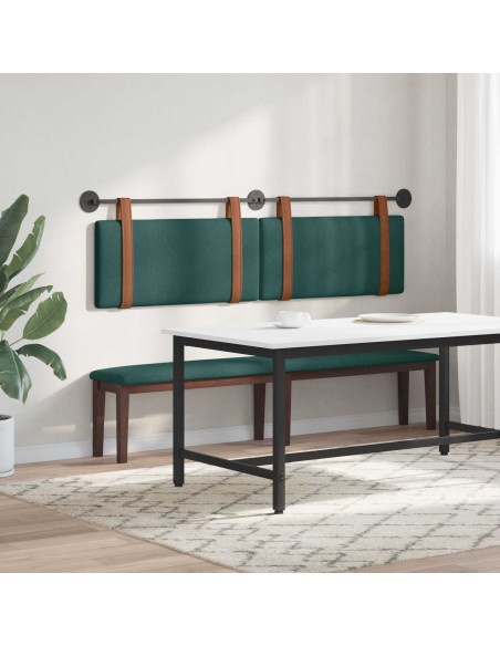 Testata appesa Verde Scuro 170 x 55 x 5 cm PU Antico