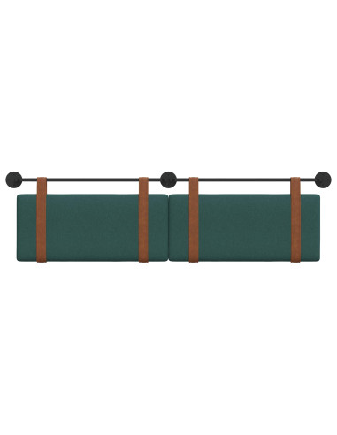 Testata appesa Verde Scuro 170 x 55 x 5 cm PU Antico