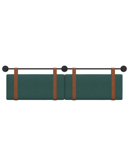 Testata appesa Verde Scuro 170 x 55 x 5 cm PU Antico