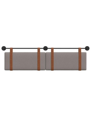 Testata appesa Tinta unita Talpa 170 x 55 x 5 cm PU Antico