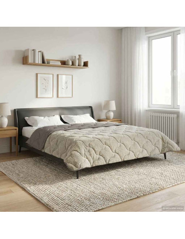 Duvet Estivo Trapuntato Grigio chiaro 200 x 200 cm
