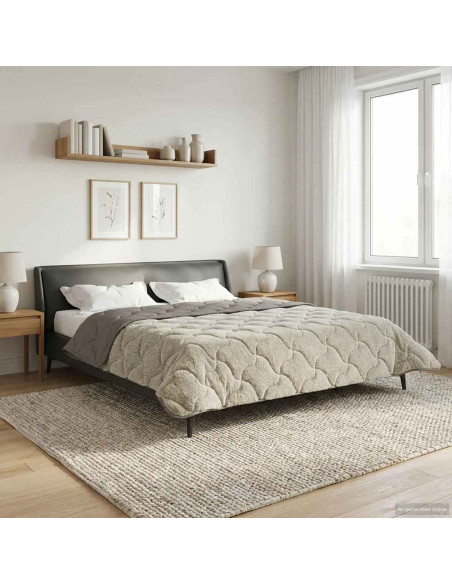 Duvet Estivo Trapuntato Grigio chiaro 200 x 200 cm