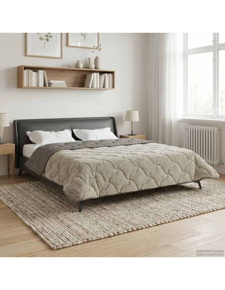 Duvet Estivo Trapuntato Grigio chiaro 200 x 240 cm