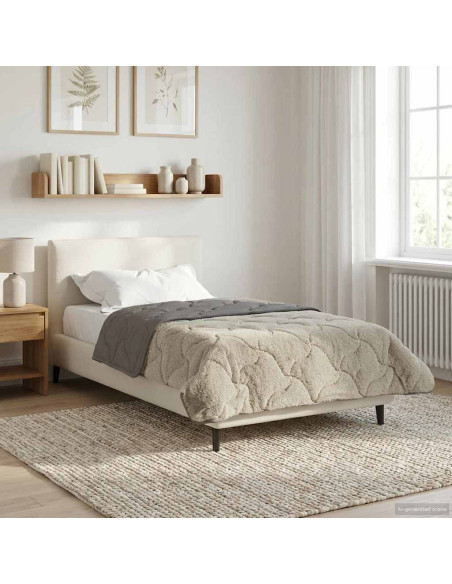 Duvet Estivo Trapuntato Grigio chiaro 155 x 220 cm