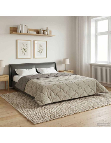 Duvet Estivo Trapuntato Grigio chiaro 200 x 220 cm