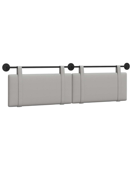 Testata appesa Grigio Nuvola 190 x 55 x 5 cm Tessuto