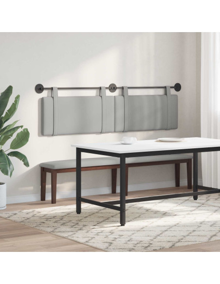 Testata appesa Grigio Nuvola 190 x 55 x 5 cm Tessuto
