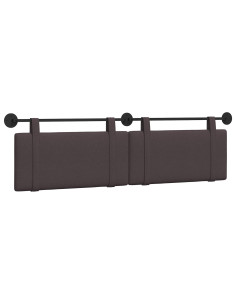 Testata appesa Marrone Scuro 190 x 55 x 5 cm Tessuto 2