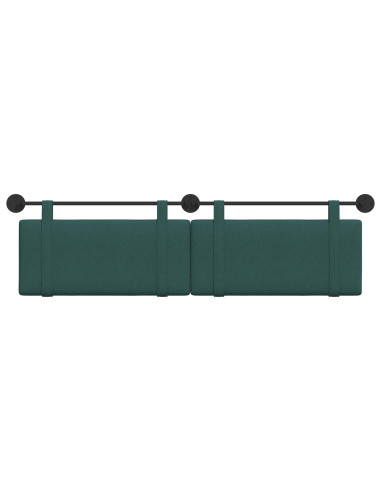 Testata appesa Tinta unita Verde Scuro 190 x 55 x 5 cm Tessuto