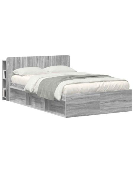 Testata del letto Grigio Sonoma Legno ingegnerizzato